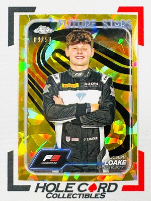 JOSEPH LOAKE 2024 Topps Chrome Sapphire F1 F3 #71 Gold Refractor 09/50