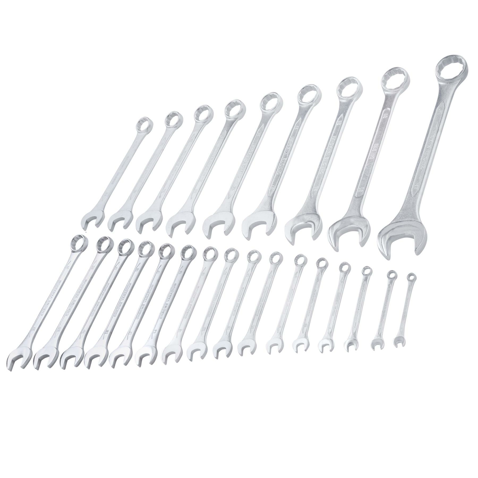 BlueSpot 25pc Metric Combination Spanner Wrench Set 6mm 32mm With