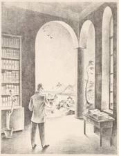 The Writer : Franz Sedlacek  : 1937 :  Archival Quality Art Print