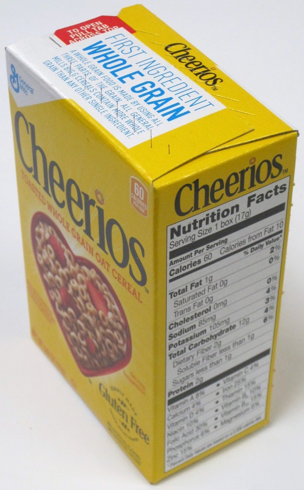 Cheerios, Corn Flakes, Honey Nut Cheerios, Raisin Bran, Rice Krispies