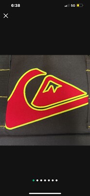 Vintage Old School 80 s Quicksilver Backpack Bag Adjustable Straps