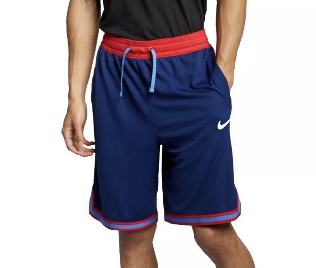 Nike Basketball Shorts Navy Blue Red 