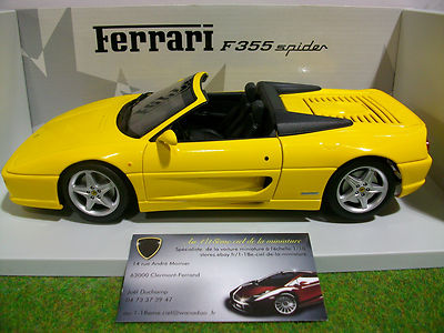 FERRARI F355 SPIDER 1994 cabriolet jaune 1/18 UT MODELS 180074031