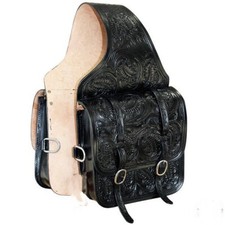 Premium Leather Handmade Western Saddle Bag for Horse, Premium Horse Saddle Bag