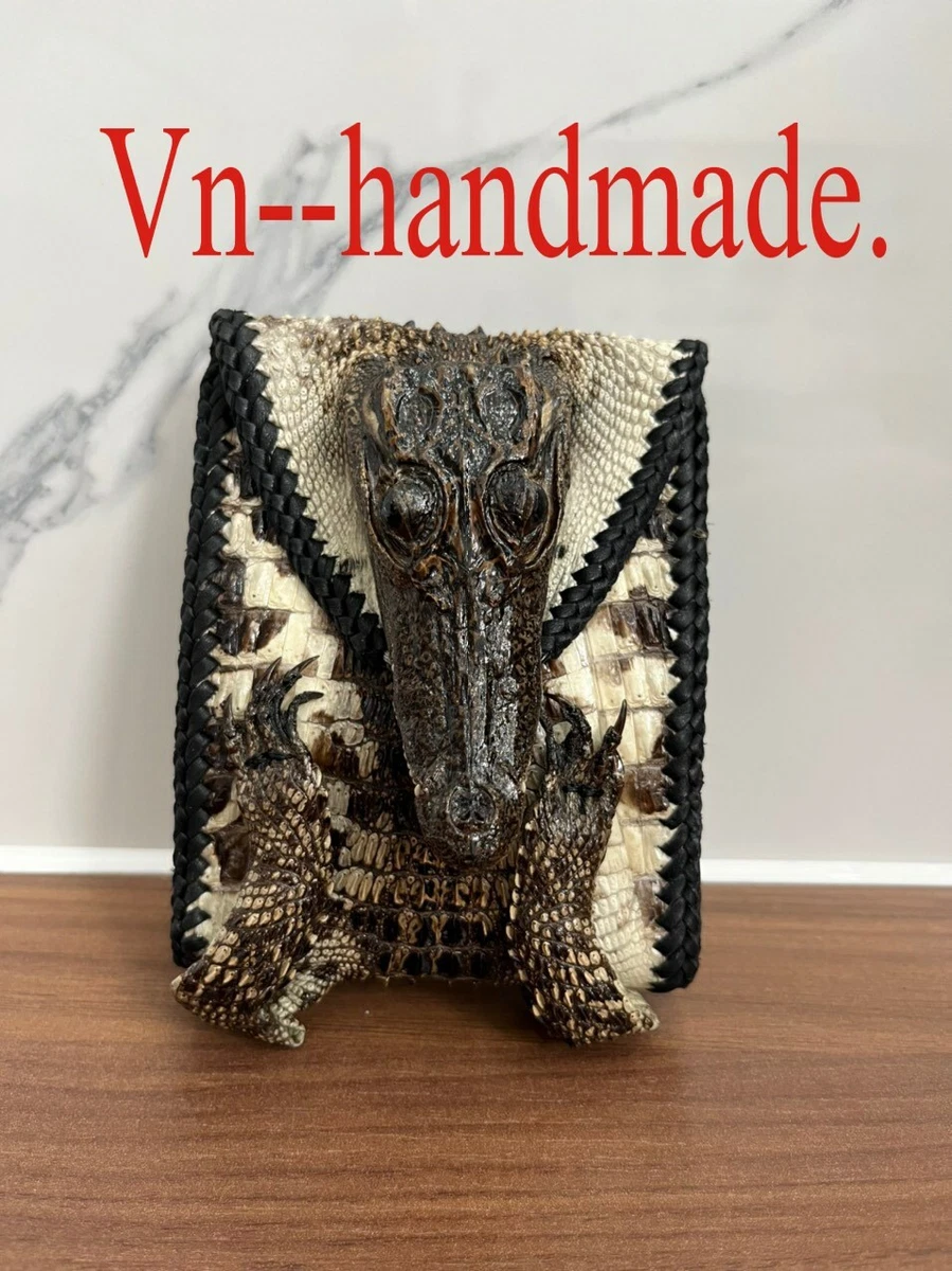 Crocodile purse shop with head