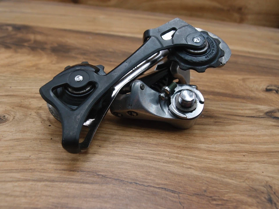 1993 rear derailleur Shimano STX RD-MC31 VIA Japan mid cage 7 speed - Image 3 of 4