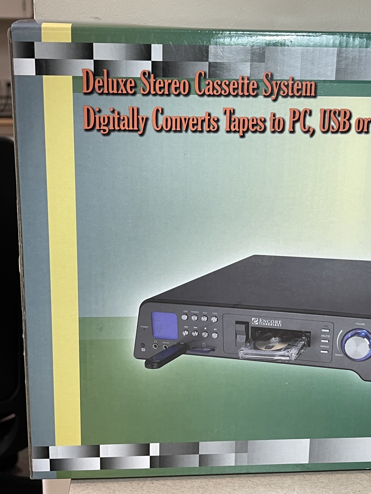 Encore Technology Deluxe Stereo Cassette Transfer System Convert