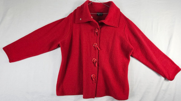 Woman Wool Coat Red