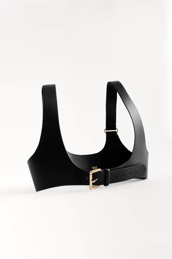 Zara Asymmetric Harness Belt 
Size 85 
Brand new Zara | Accessories | Zara Asymmetric Harness Belt Size 85  main image 3
