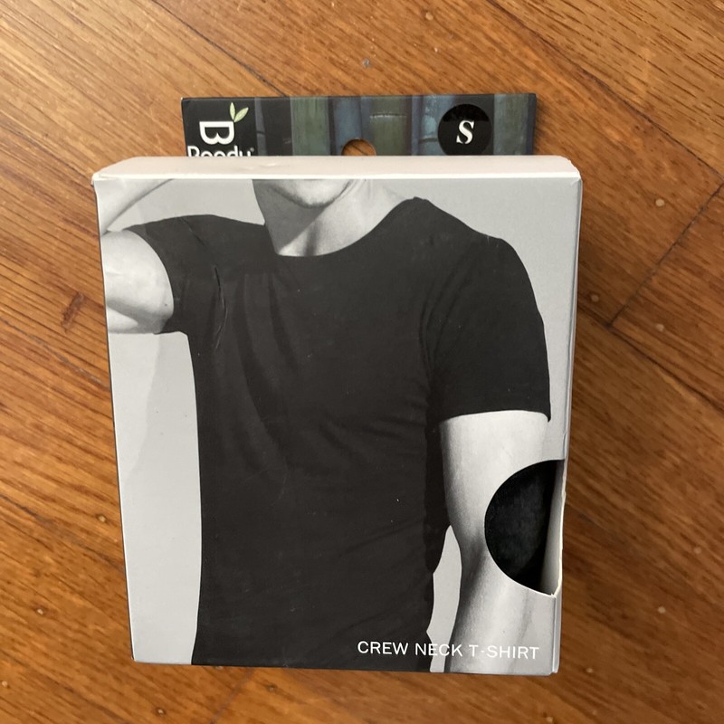 Boody Men’s Crew Neck Shirt T-Shirt Small 95% rayon made from bamboo 5% spandex