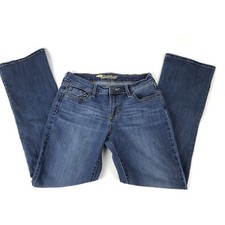 Old Navy Sweatheart 6 Reg Women's Jeans Medium Wash Stretch Boot Leg (X)
