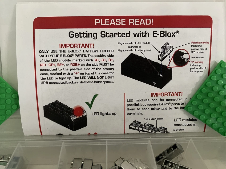 E-Blox Power - Kit Frenesí Intermitente Luz LED Incluye Caja de Batería Extra Extra Extra Extra Foto 4 de 4