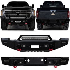 Vijay Fits 2011-2014 Chevy Silverado 25003500 Front Or Rear Bumper With Lights Vijay Fits 2011-2014 Chevy Silverado 25003500 Front Or Rear Bumper With Lights