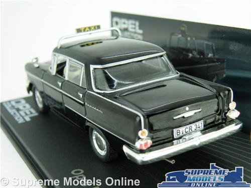 OPEL KAPITAN PII TAXI MODEL CAR 1:43 SCALE BLACK IXO COLLECTION 1959-1964 K8 - Picture 4 of 5