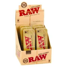 RAW METAL TINS BOX OF 6 FITS KING SIZE PRE-ROLLS (FREE SHIPPING)