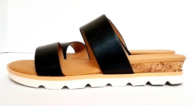 platform slide women's sandals