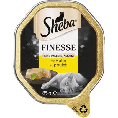 Sheba Finesse Pastete/Mousse mit Huhn | 22x 85g Katzenfutter