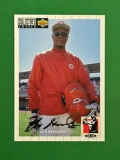 1994 Upper Deck Collector's Choice #619 Tony Fernandez Silver Signature Parallel