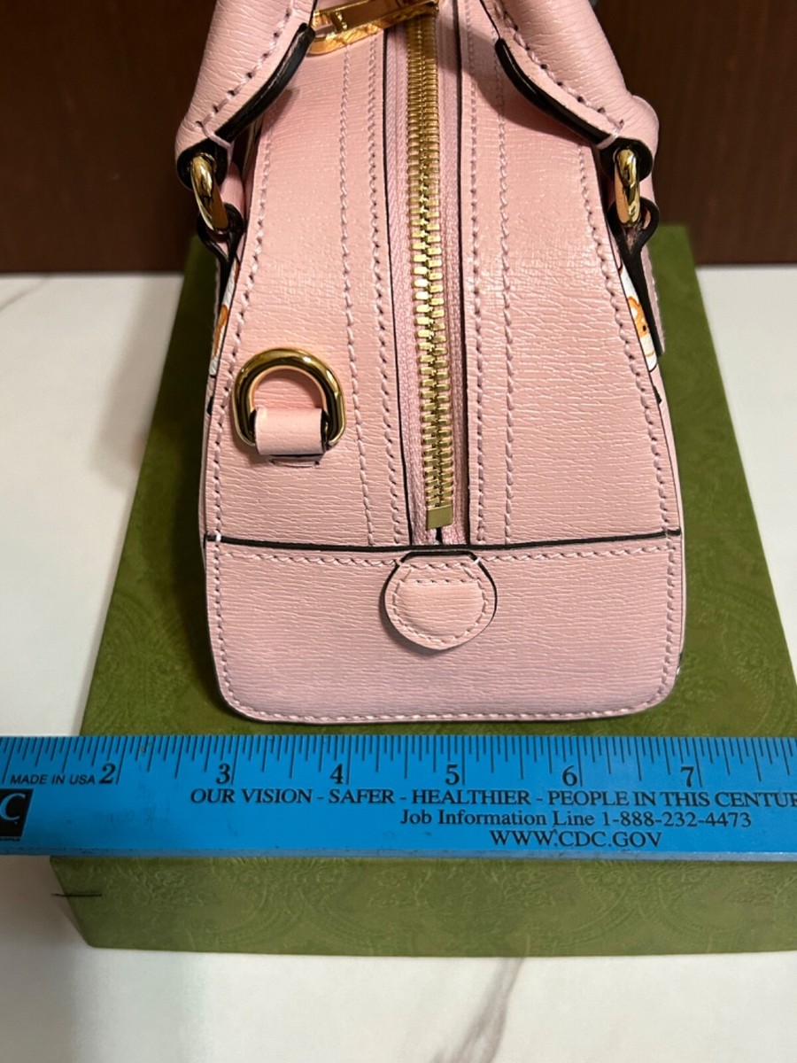 Gucci PIKARAR Ophidia Boston Top Handle Bag DOG TOAST - NEW WITH