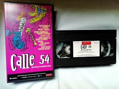 Calle 54 VHS Cinta Tape Fernando Trueba Manga Films 2000 Chuco Baldes Bebo Balde
