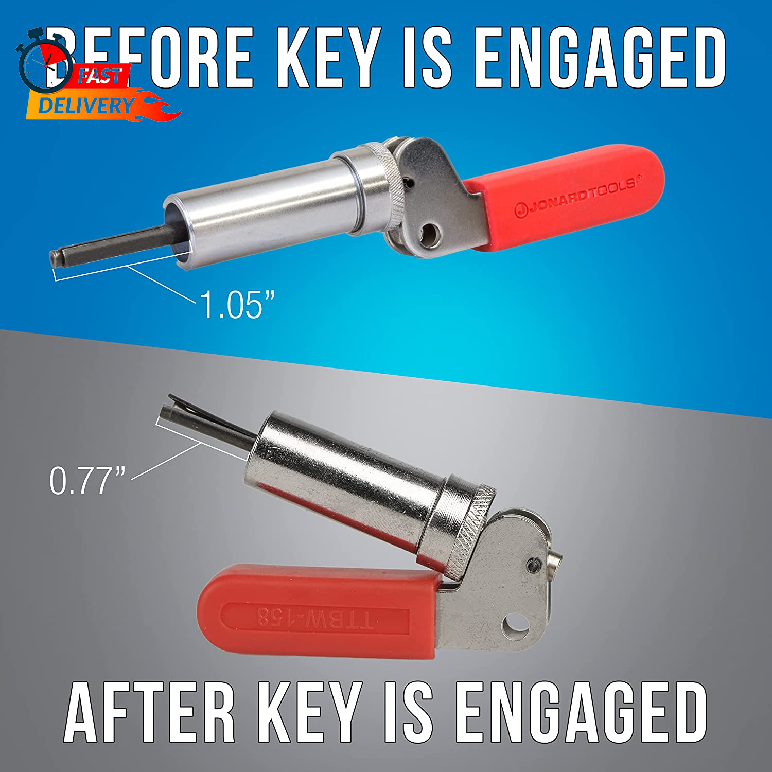 BARREL LOCK PLUNGER KEY Electric Gas Water Utility Tool Highfield