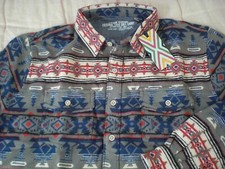 True Grit  Sioux  L/S Western Themed Sport Shirt, NWT - Men  s L  XL - 145