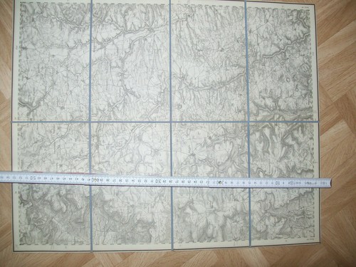 DR deutsche Reichsbahn Plan Eisenbahn Karte Landkarte Bamberg ost NEUHAUS - Bild 4 von 4