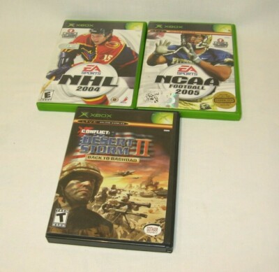 lot of 3 Original XBOX Video Games All Complete With Excellent Disc's 2003