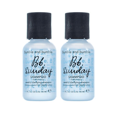 Bumble and Bumble Sunday Weekly Clarifying Shampoo 1oz/30ml TRAVEL X 2