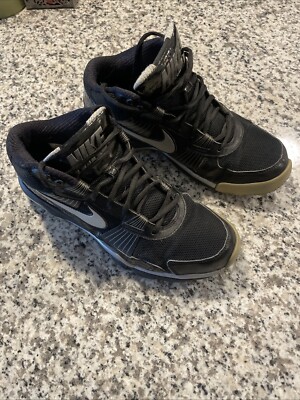 Nike Men's Trainer SC 2010 Black/Silver Sz 10 386484-001 Training Shoes