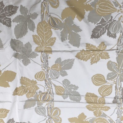 Zoffany Vorhangstoff Fig Tree 3,4m HEAVY DAMASK Floral Design 340cm