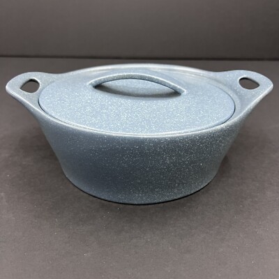 Corningware Creations Stoneware Denim Round Qt Covered Casserole  Bakeware