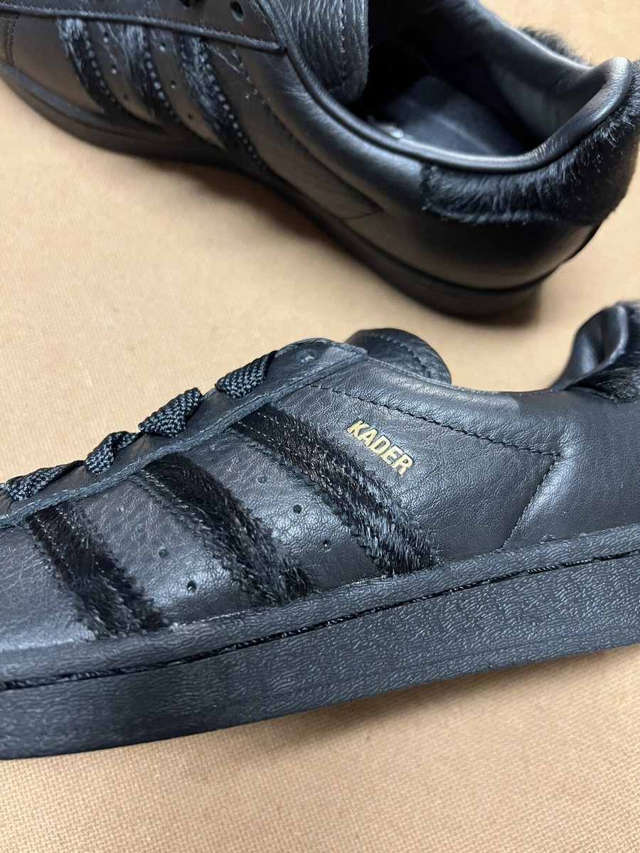 Size 6 - adidas Kader Sylla x Superstar ADV Monochrome Black
