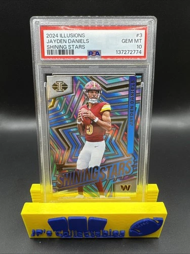 2024 Panini Illusions Jayden Daniels #3 Shining Stars RC Rookie PSA 10