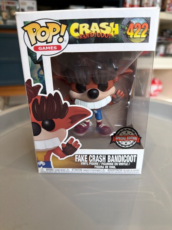 funko pop! fake crash bandicott 422