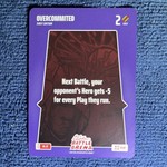 Overcommited PL-17 2026 Bo Jackson Battle Arena SP Play Card