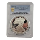 1995 W Proof American Silver Eagle PCGS Pr69 Dcam KEY DATE COIN