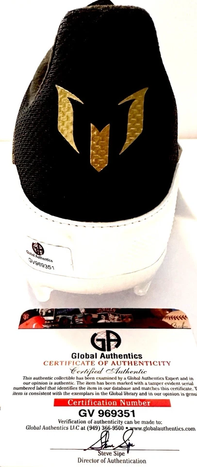 Botín de fútbol Adidas autografiado por Lionel Messi Inter Miami CF / certificado de autenticidad bonito Foto 4 de 4