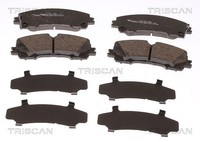 Triscan Bremsbelagsatz, Scheibenbremse Vorderachse U.A. FüR Infiniti, Nissan