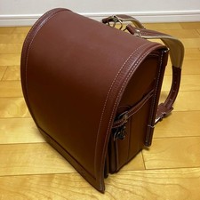 Tsuchiya Kaban Randoseru Leather Brown Classi...