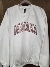Indiana University Football ROSES Hoosiers Big Ten Crewneck Sweatshirt