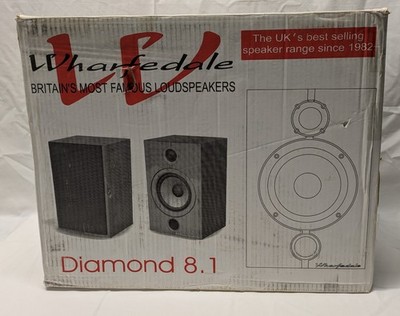 Wharfedale Diamond 8.1 Bookshelf Speakers - Maple