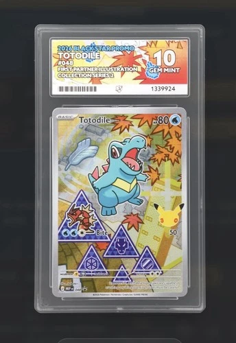 Totodile 048 Pokemon First Partner Collection Series 2 ACE 10 GEM MINT TEN