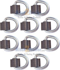10pk - 38 D Ring 5000 Weld On Atv Motorcycle Rope Tie Trailer Truck Wr15