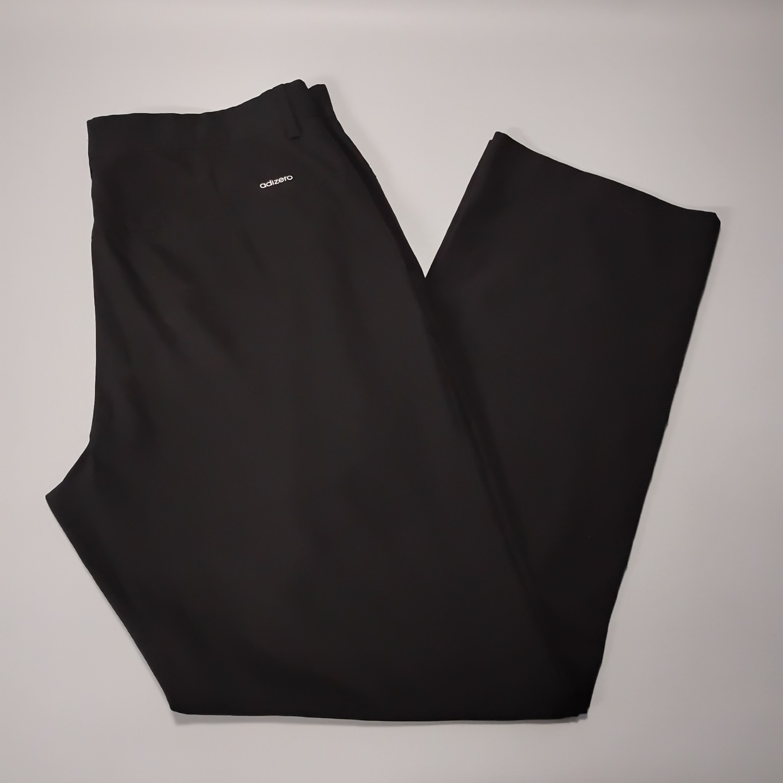 Adidas Golf Pants Mens Athletic Performance Stretch Flat Front Black Size 34x31