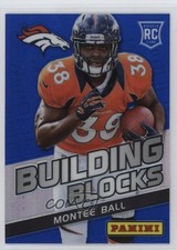2013 Panini Monster Box Prizm Building Blocks Blue Prizm Montee Ball #17 0x5w