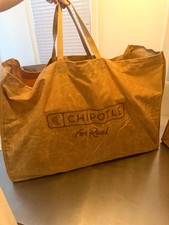 Chipotle big ass bag! Super limited ! Brown Canvas Reusable Tote SHIPS TODAY!