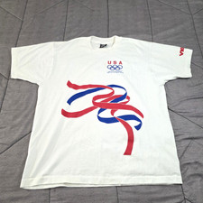 Vintage 1992 U.S. Olympic Team T-Shirt Made in USA Single Stitch Men's XL