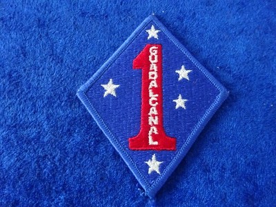 Original US Patch: 1st Division Marine Corps USMC
