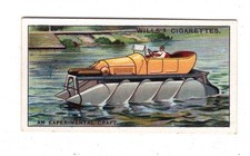 Wills Strange Craft Card 1931 #11 Experimental Craft River Seine Paris France